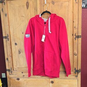 Antiqua  Men's Victory Full Zip Red Hoodie - Dick's Sporting Goods